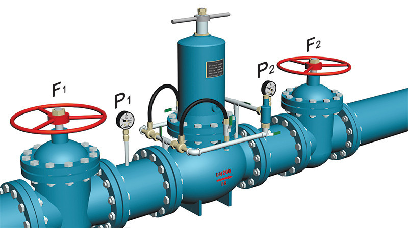 ZJY46H型減壓閥調(diào)試說明示意圖 ZJY46H型減壓閥調(diào)試說明示意圖